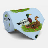 Mallard Drake und Duck Krawatte (Gerollt)
