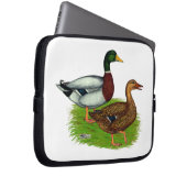 Mallard Drake und Duck Laptopschutzhülle (Vorne Rechts)