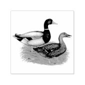Mallard Drake und Duck Permastempel (Design)