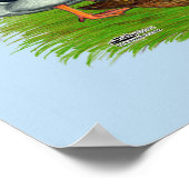 Mallard Drake und Duck Poster (Ecke)