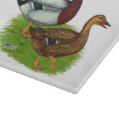 Mallard Drake und Duck Schneidebrett (Ecke)