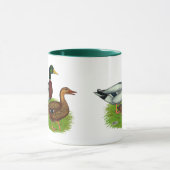Mallard Drake und Duck Tasse (Zentrum)