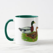 Mallard Drake und Duck Tasse (Links)