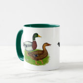 Mallard Drake und Duck Tasse (Vorderseite Links)