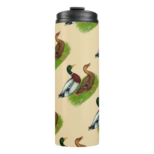 Mallard Drake und Duck Thermosbecher (Vorderseite)