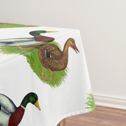 Mallard Drake und Ente Tischdecke (Beispiel)