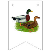 Mallard Drake und Ente Wimpelkette (Dritte Fahne)