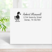 Mallard Duck-Adresse Gummistempel