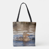 Mallard Duck at Downing Park Tasche (Rückseite)