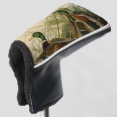 Mallard Duck Audubon Bird Malerei Golf Headcover (3/4 Vorderseite)