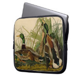 Mallard Duck Audubon Bird Malerei Laptopschutzhülle (Vorderseite Links)
