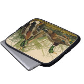 Mallard Duck Audubon Bird Malerei Laptopschutzhülle (Vorne Knopf)