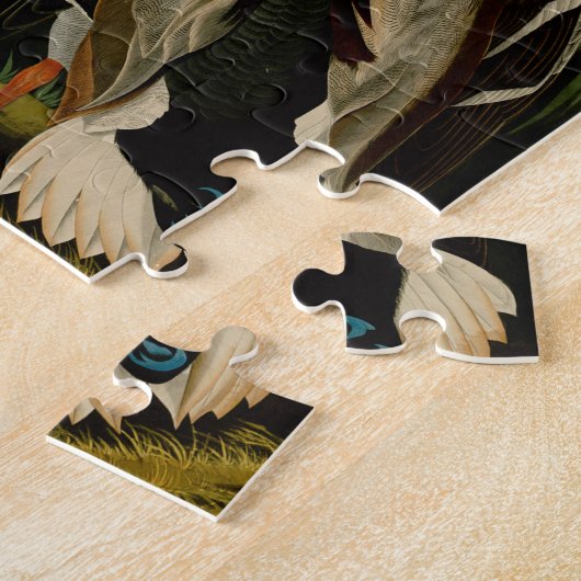 Mallard Duck Audubon Bird Malerei Puzzle (Seite)