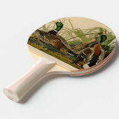 Mallard Duck Audubon Bird Malerei Tischtennis Schläger (Vorderseite)