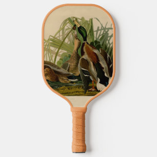 Mallard Duck Audubon Bird Painting Pickleball Schläger