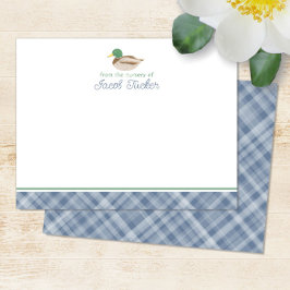 Mallard Duck Baby Boy aus dem Kinderzimmer Station Mitteilungskarte