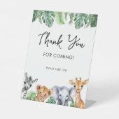 Mallard Duck Baby Duck Danke, dass Sie die Unterze Sockelschild (Vorderseite)