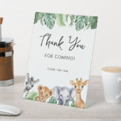 Mallard Duck Baby Duck Danke, dass Sie die Unterze Sockelschild (In SItu)