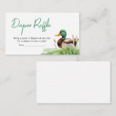 Mallard Duck Baby Duck Duck Windelwanne Begleitkarte (Vorne/Hinten)