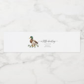 Mallard Duck Baby Duck Wasserflaschenetikett (Einzelnes Label)