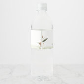 Mallard Duck Baby Duck Wasserflaschenetikett (Rückseite)