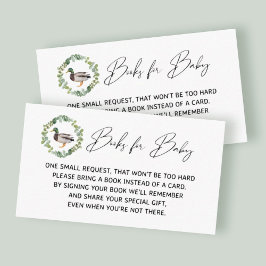 Mallard Duck Baby Shooting Books for Baby Cards Begleitkarte