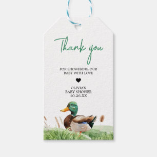 Mallard Duck Baby Shower Fevor Tags Geschenkanhänger