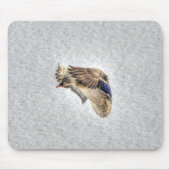 Mallard Duck Birdlover Wildlife Foto Mousepad (Vorne)