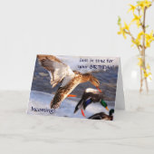 Mallard Duck Birthday Grußkarte Karte (Gelbe Blume)