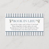 Mallard Duck Book in Lieu Babydusche Beilage Begleitkarte (Vorderseite)