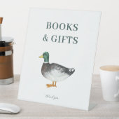 Mallard Duck Books and Gifts Baby Shooting Sign Sockelschild (In Situ)