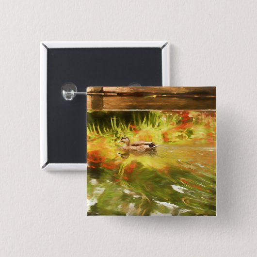 Mallard Duck Button (Vorne & Hinten)