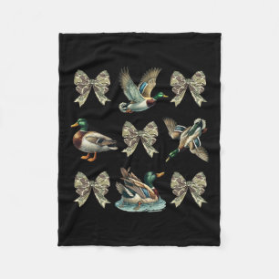 Mallard Duck Camouflage Camouflage Bow Duck Huntin Fleecedecke