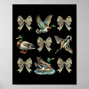 Mallard Duck Camouflage Camouflage Bow Duck Huntin Poster
