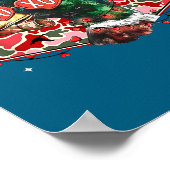 Mallard Duck Camouflage Happy Valentine's Day Hunt Poster (Ecke)