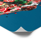 Mallard Duck Camouflage Happy Valentine's Day Hunt Poster (Ecke)