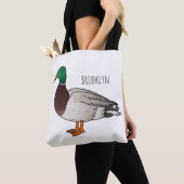 Mallard duck cartoon illustration tasche (Von Nahem)