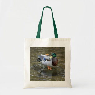 Mallard Duck, Creek Tote Bag Tragetasche