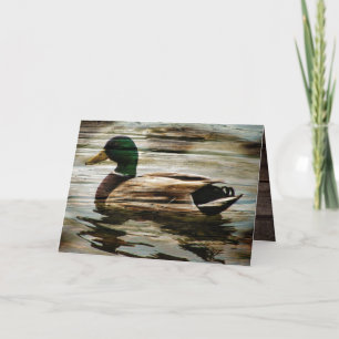 Mallard Duck Danke-Karte Dankeskarte