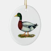 Mallard Duck Drake Keramik Ornament (Rechts)