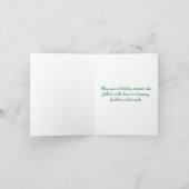 Mallard Duck Familienweihnachtskarte Karte (Innenseite)