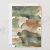 Mallard Duck First Birthday Einladung (Rückseite)