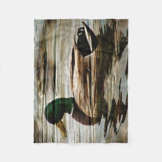 Mallard Duck Fleecedecke (Vorderseite)