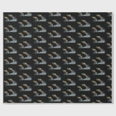 Mallard Duck fliegt über Wasser Geschenkpapier (Flach)