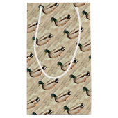 Mallard Duck Foto Kleine Geschenktüte (Rückseite)