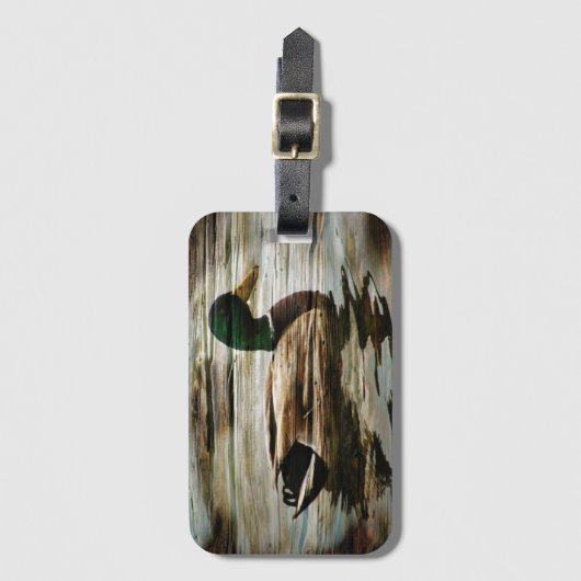 Mallard Duck Gepäckanhänger (Vorderseite Vertikal)