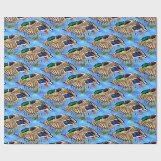 Mallard Duck Geschenkpapier (Flach)