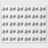 Mallard Duck Geschenkpapier (Flach)