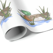 Mallard Duck Geschenkpapier (Rolleneckpunkt)