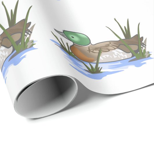 Mallard Duck Geschenkpapier (Rolleneckpunkt)